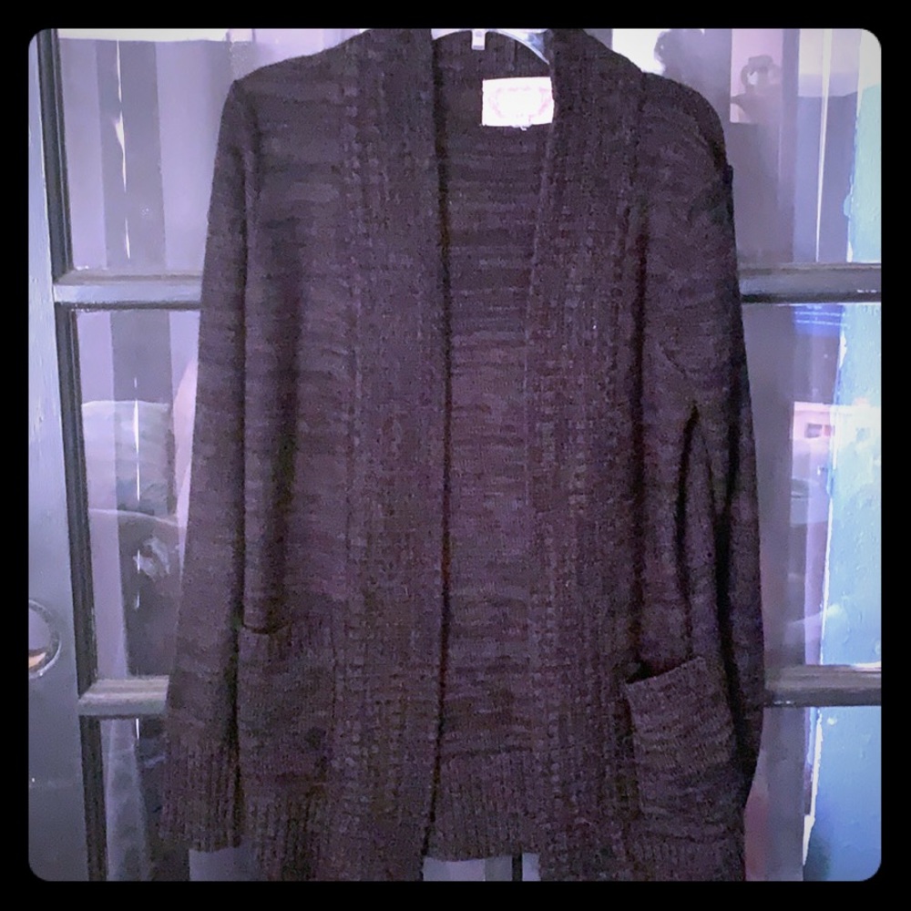 Black Sweater Cardigan